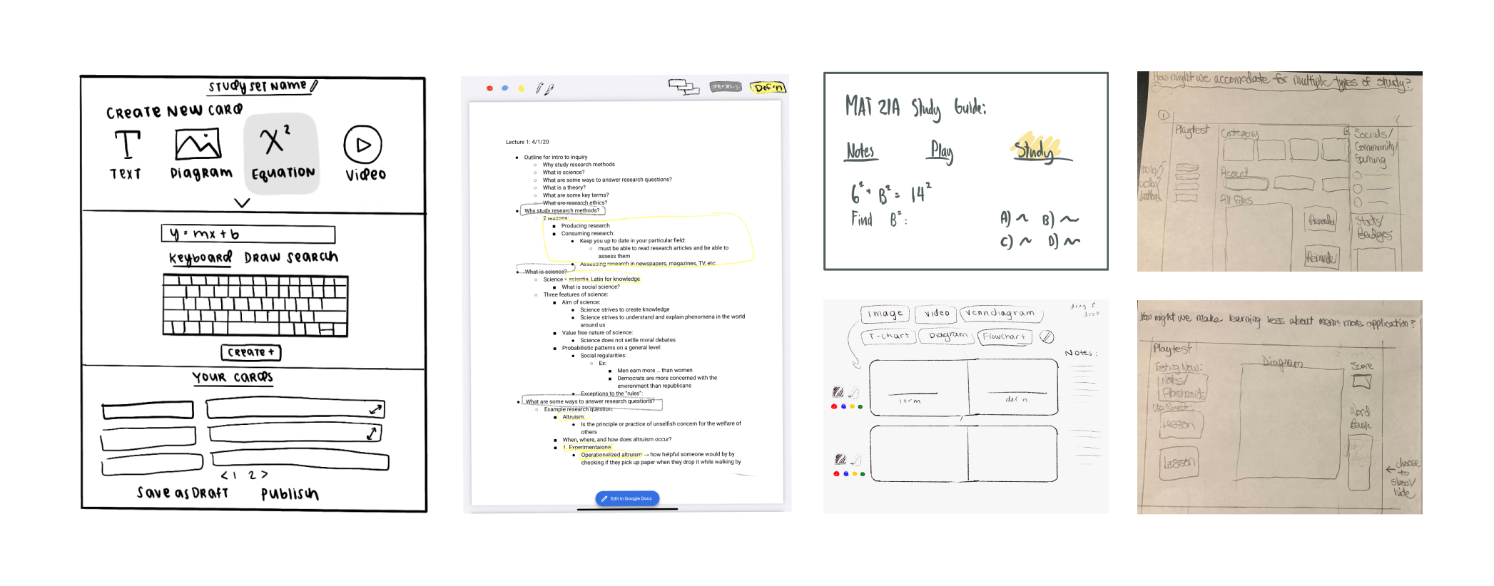 solution sketches