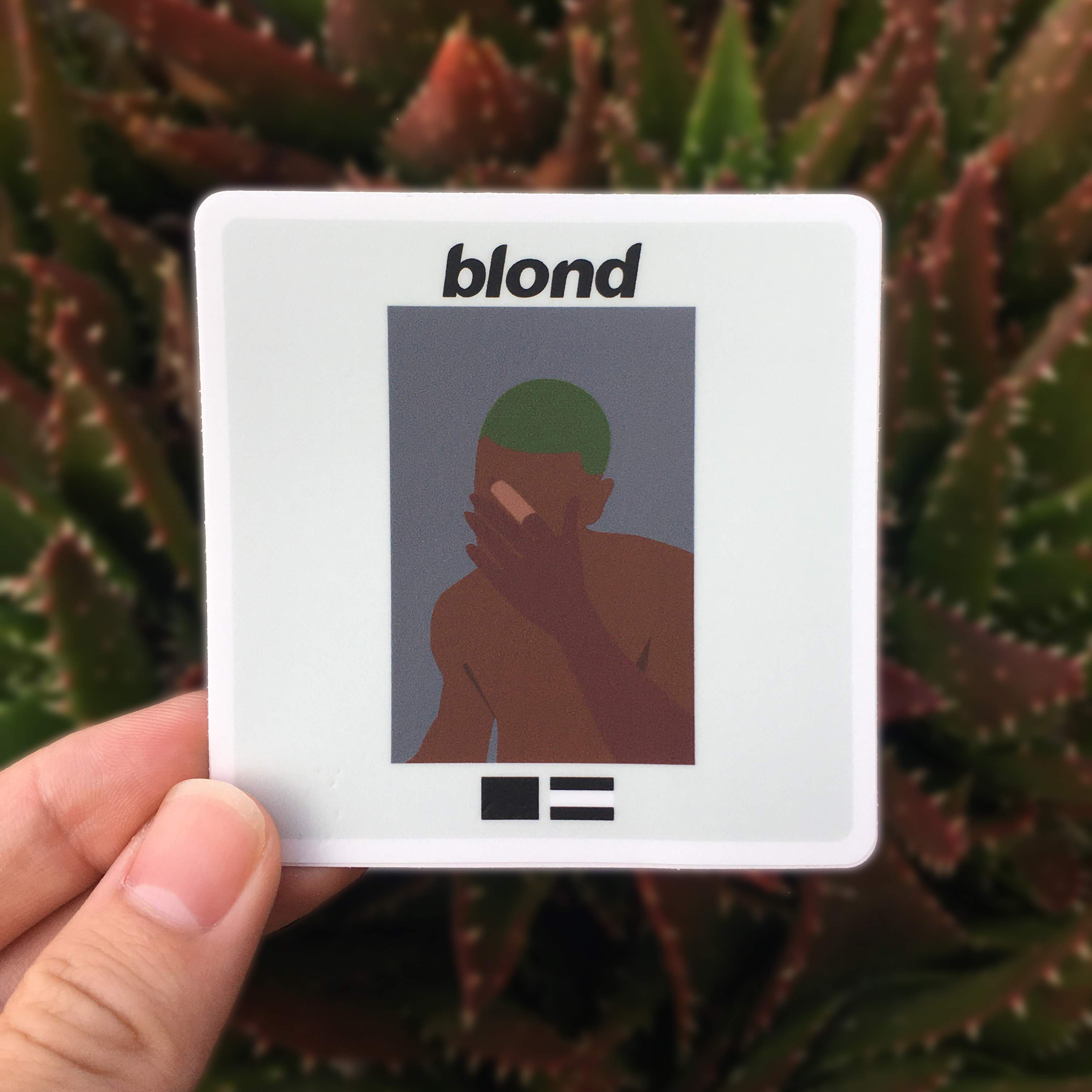 Blond Sticker