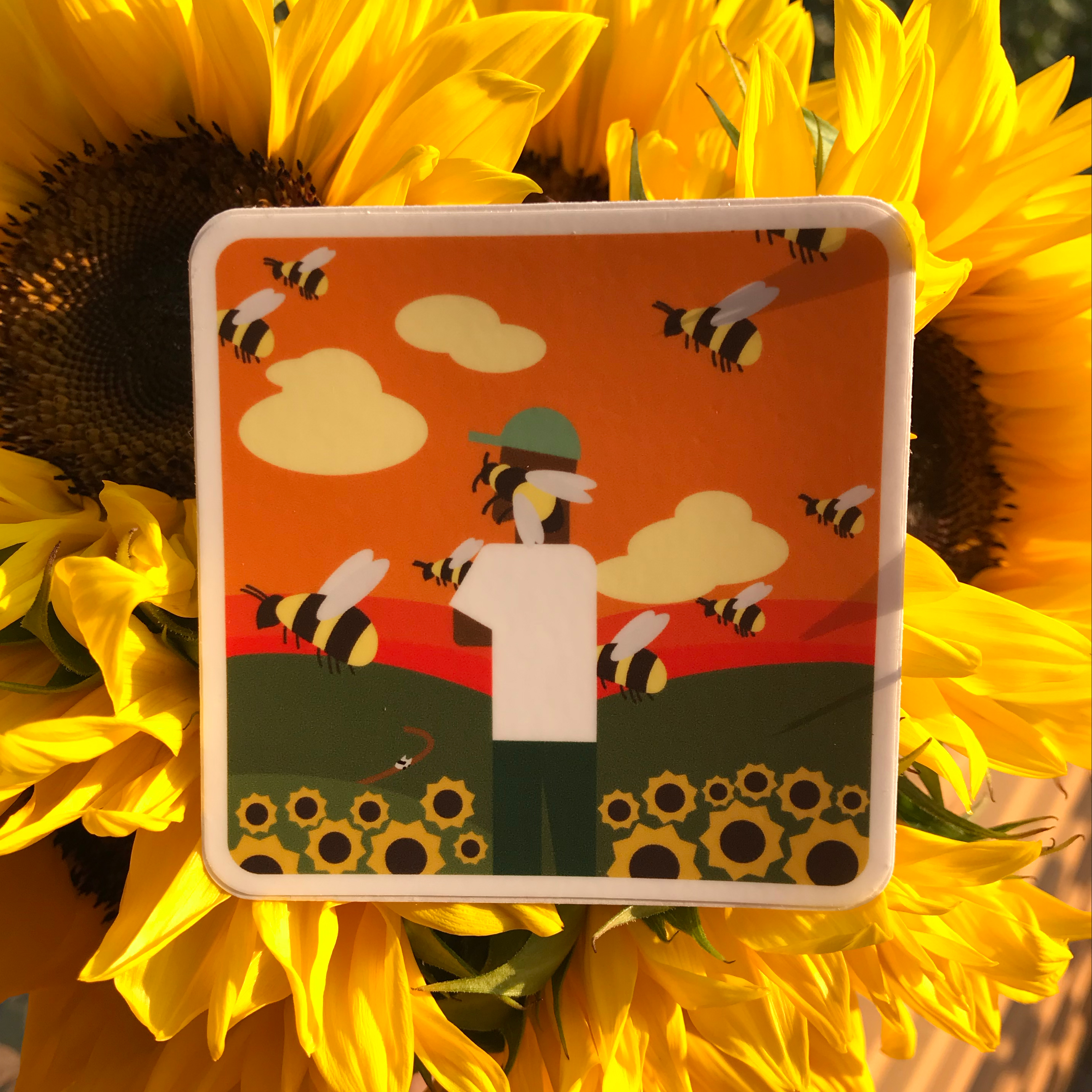 Flower Boy Sticker