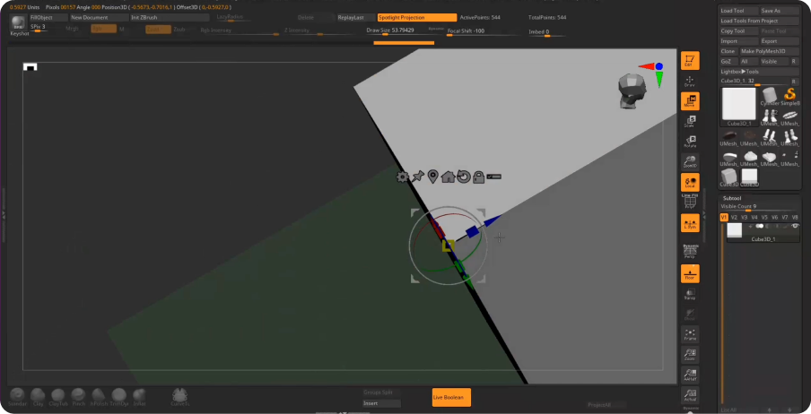 ZBrush, one of the professional tools our toy designer works in